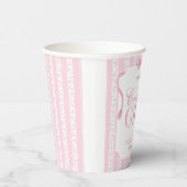 Pink Floral Graduation 紙コップ (右)