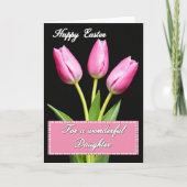 Pink Floral Greeting Card カード (正面)