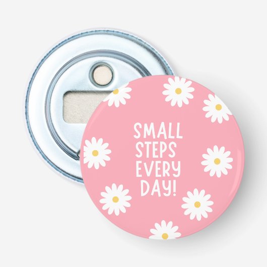 Pink Floral Inspiration – Small Steps Every Day  栓抜き (正面)