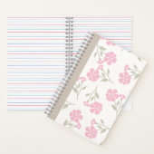 Pink Floral Journal – Pretty Flower Notebook ノートブック (内側)