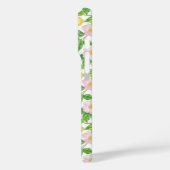 Pink Floral Lemon Pattern Monogram Case-Mate iPhoneケース (裏面 / 左)