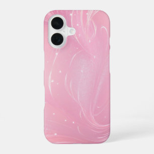 Pink Floral Marble Phone Case iPhone 16ケース