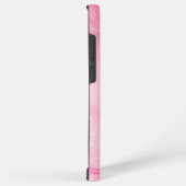 Pink Floral Marble Phone Case Samsung Galaxyケース (右側面)