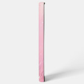 Pink Floral Marble Phone Case Samsung Galaxyケース (左側面)