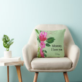 Pink Floral Mother Gift throw pillows クッション (椅子)