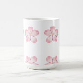Pink floral mug コーヒーマグカップ (中央)