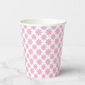 Pink Floral Paper Cups 紙コップ (裏面)