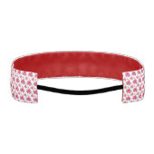 Pink Floral Pattern Design-29500 アスレチックヘッドバンド (裏面)