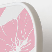 Pink Floral Pickleball Paddle ピックルボールラケット (左詳細)