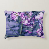 Pink Floral Pillow アクセントクッション (正面)
