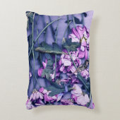 Pink Floral Pillow アクセントクッション (正面(垂直))