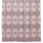 Pink Floral Shower Curtain シャワーカーテン (正面)