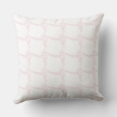 Pink Floral Squared Home Collection  クッション (裏面)