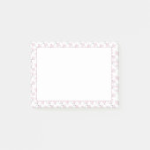 Pink Floral Vines Flowers Post-It Notes ポストイット (正面)
