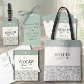 Pink Floral Violin Rehearsal Planner | Sage Green プランナー手帳