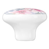 Pink Floral Watercolor  セラミックノブ (側面)