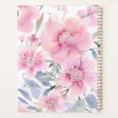 Pink Floral Watercolor  プランナー手帳 (裏面)