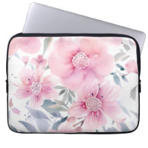 Pink Floral Watercolor 