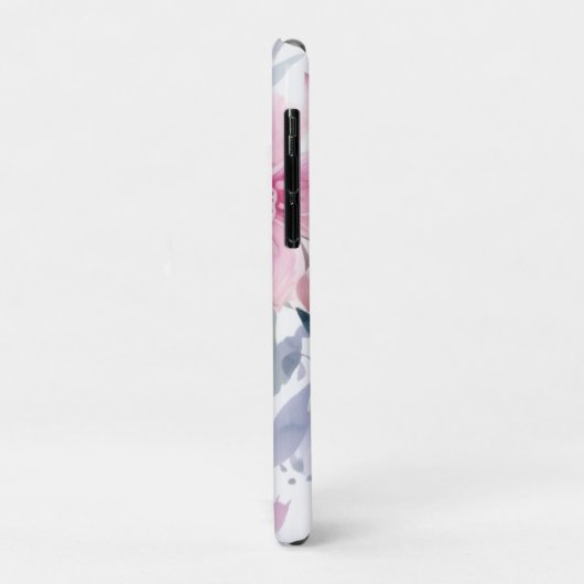 Pink Floral Watercolor  Case-Mate iPhoneケース (裏面/左)