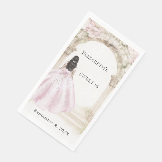 Pink florals arch dress Sweet 16 (コーナー)