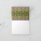 Pink Flower4 サンキューカード (内部)