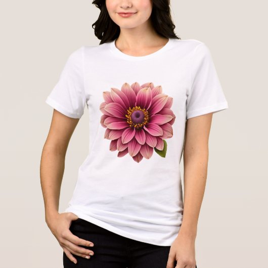 Pink Flower トライブレンドＴシャツ (正面)