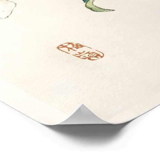  Pink Flower ポスター (角)