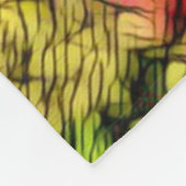 Pink flower blooming in the garden フリースブランケット (角)