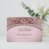 Pink Flower Detail エンクロージャーカード (スタンド正面)