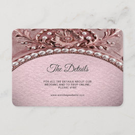 Pink Flower Detail エンクロージャーカード