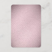 Pink Flower Detail Enclosure エンクロージャーカード (裏面)