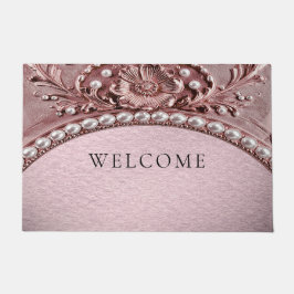 Pink Flower Doormat ドアマット