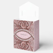 Pink Flower Favor Box フェイバーボックス (オープン)