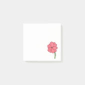 Pink Flower Full ポストイット (正面)