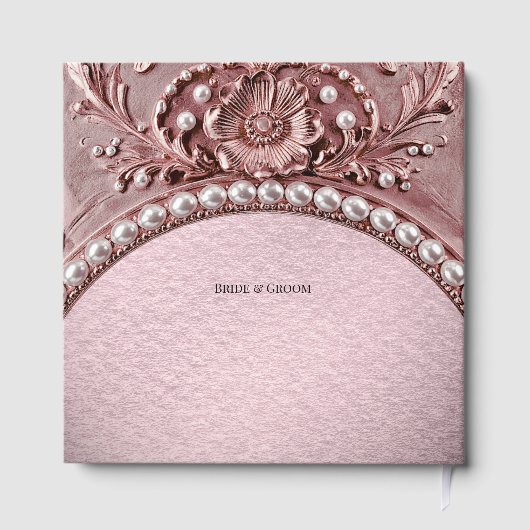 Pink Flower Guest Book ゲストブック (裏面)