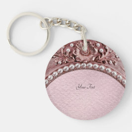 Pink Flower Keychain キーホルダー