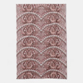 Pink Flower Kitchen Towel キッチンタオル (縦)