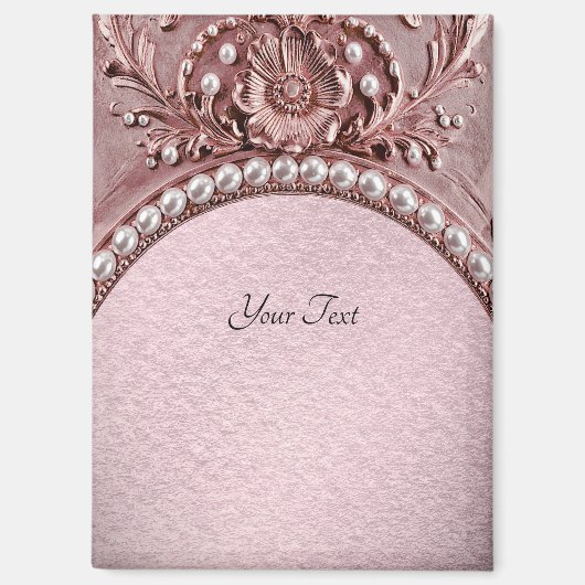 Pink Flower Magnet マグネット (正面)