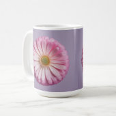 Pink Flower Meditation Classic White Mug コーヒーマグカップ (正面左)