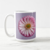 Pink Flower Meditation Classic White Mug コーヒーマグカップ (左)