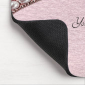 Pink Flower Mousepad マウスパッド (コーナー)