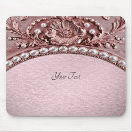 Pink Flower Mousepad マウスパッド