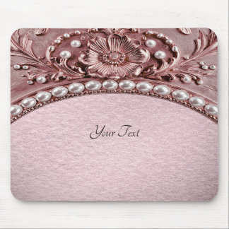 Pink Flower Mousepad マウスパッド