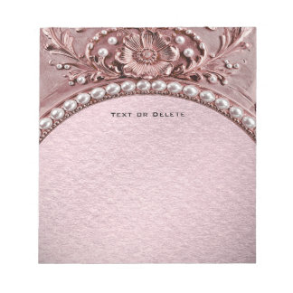 Pink Flower Notepad ノートパッド