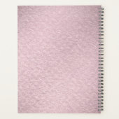 Pink Flower Planner プランナー手帳 (裏面)