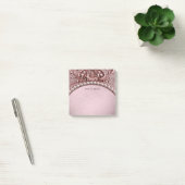 Pink Flower Post it Notes ポストイット (オフィス)