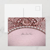 Pink Flower Postcard ポストカード (正面/裏面)