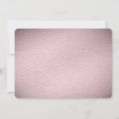 Pink Flower Save The Date セーブザデート (裏面)