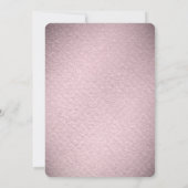 Pink Flower Save the Date セーブザデート (裏面)