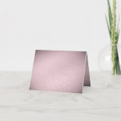 Pink Flower Thank You Card サンキューカード (裏面)